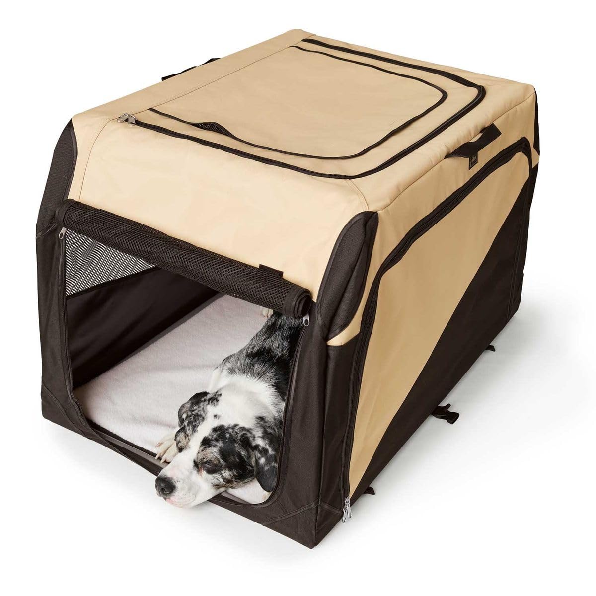 HUNTER Box transportino per Cani Gr. Lbeige/Nero