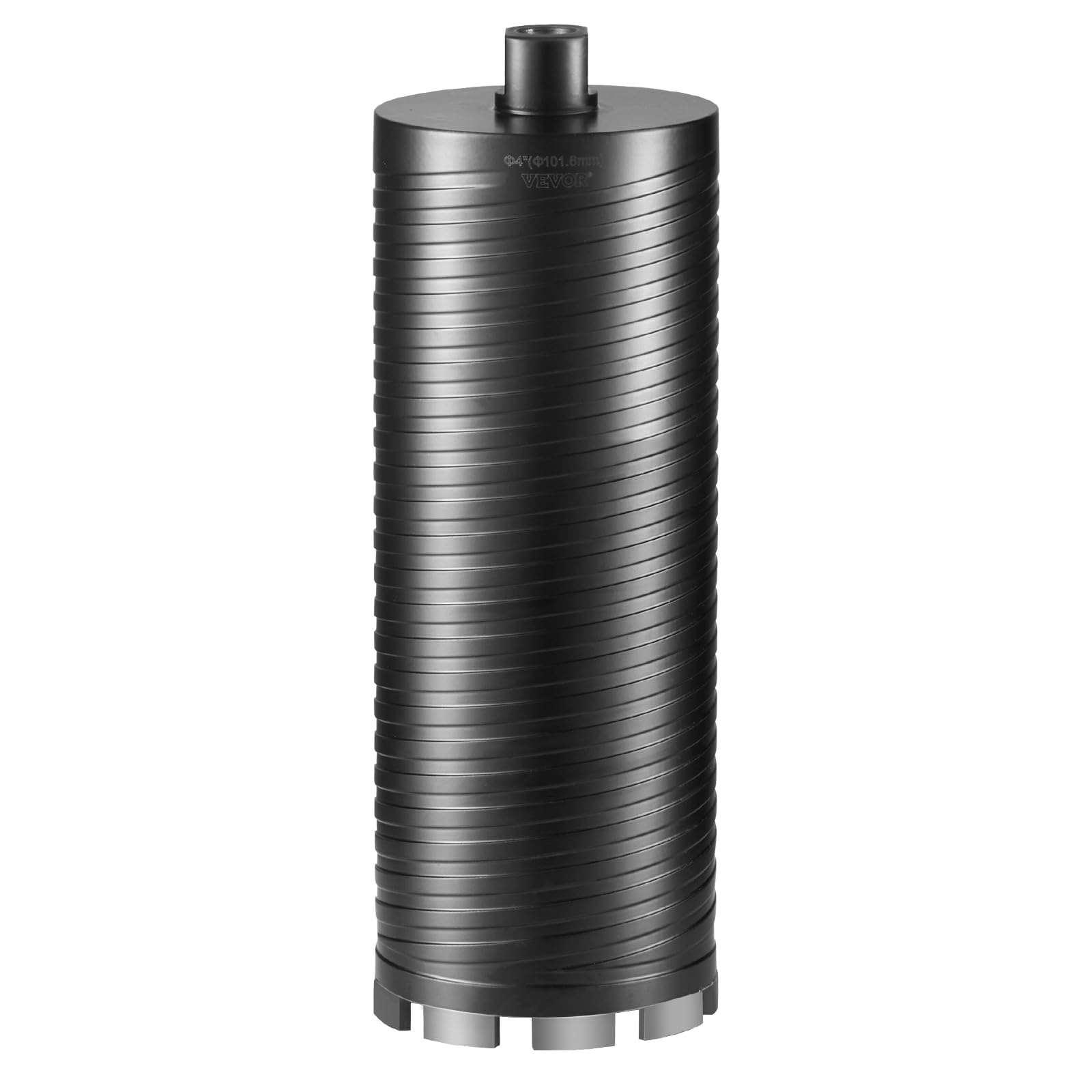 VEVOR Wiertło rdzeniowe, 10 cm wiertło diamentowe do cegieł i bloków, wiertło rdzeniowe do betonu z adapterem do bitów pilotowych i brzeszczotem piły, głębokość wiercenia 24 cm, gwint wewnętrzny