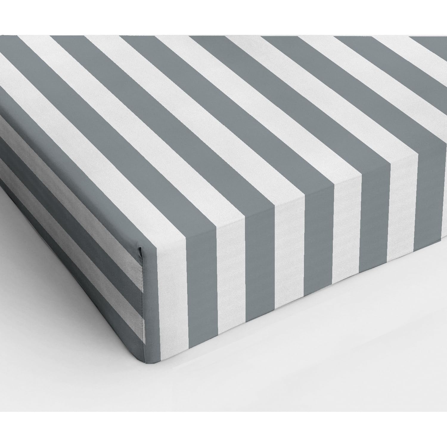 GEMITEX Completo Letto Cotone In, 100% COTONE, Traspirante, Privo di Sostanze Nocive, Qualità Certificata STANDARD 100 by OEKO-TEX Fiducia nel Tessile, SINGOLO, G26/GRIGIO, Designed in Italy