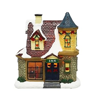 クリスマス ビレッジ ライト Amazon.co.jp: Moments In Time クリスマスビレッジ 20個セット