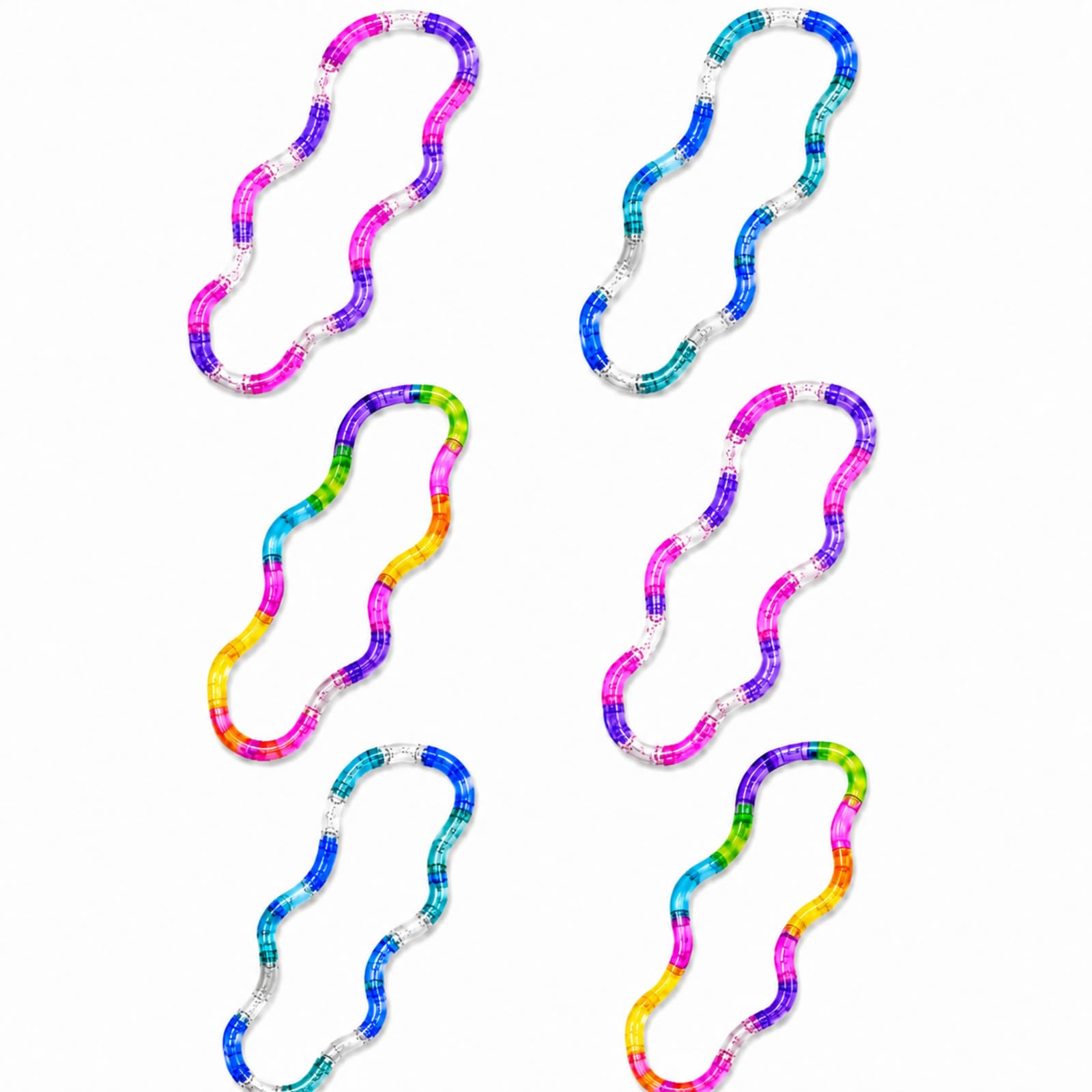 6Pcs Tangle, Tangle Fidget for Playful Breaks & Hand Engagement