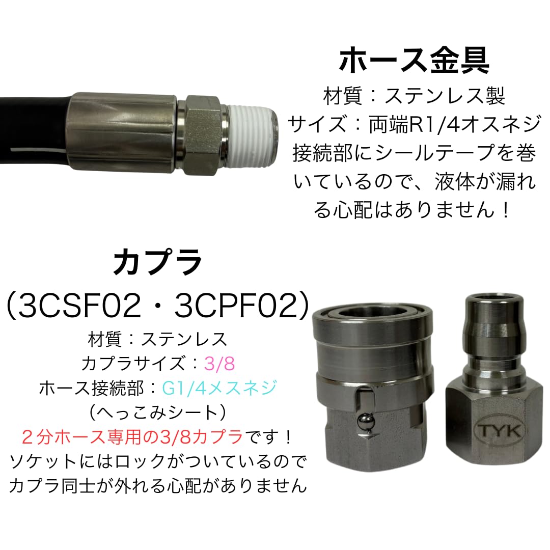 Amazon.co.jp: 日本ワグナー、精和産業、フルテック等3/8カプラ1