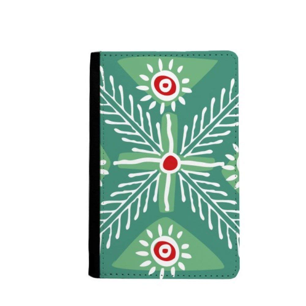 Étui portefeuille de voyage vert blé avec porte-cartes motif totems - 4