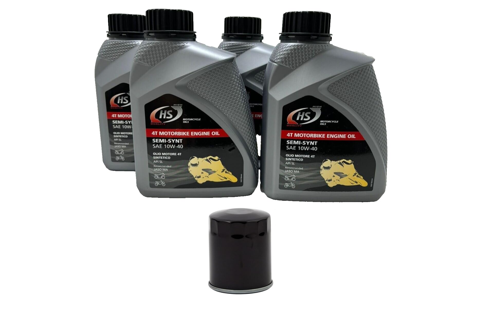 4 LT LITRI OLIO motore moto 4t HS BY FUCHS 10W40 SINTETICO indicare modello e anno della moto