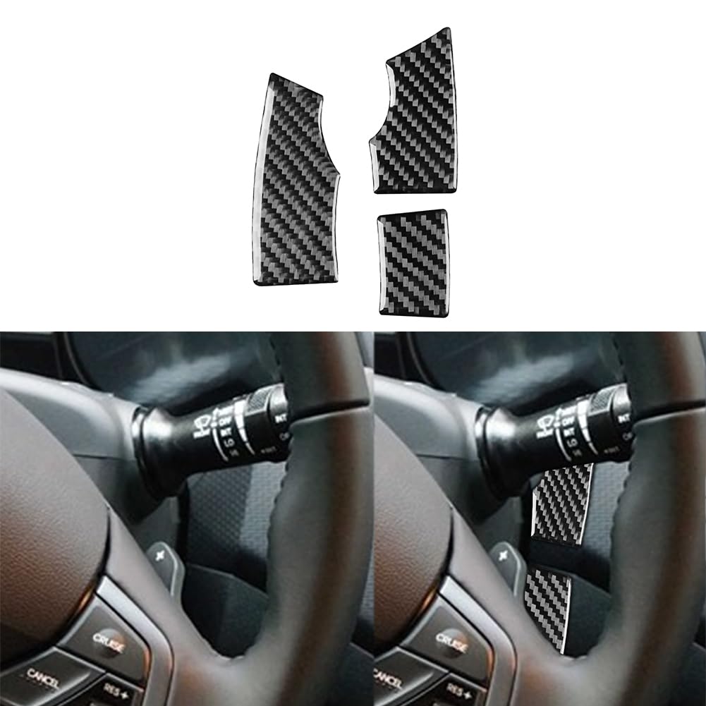 Car Speedometer Side Panel Sticker Premium Real Carbon Fiber Decal Compatible with Hyundai Veloster 2012 2013 2014 2015 2016 2017 Black Accessories