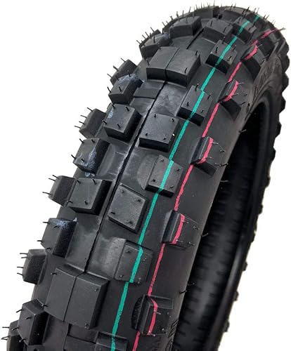 Miniatura 3 de MMG Juego de 2 mini neumáticos Knobby para motocross 2.75-10 tipo tubo delantero o trasero con patrón de motocross todoterreno + 2 tubos interiores