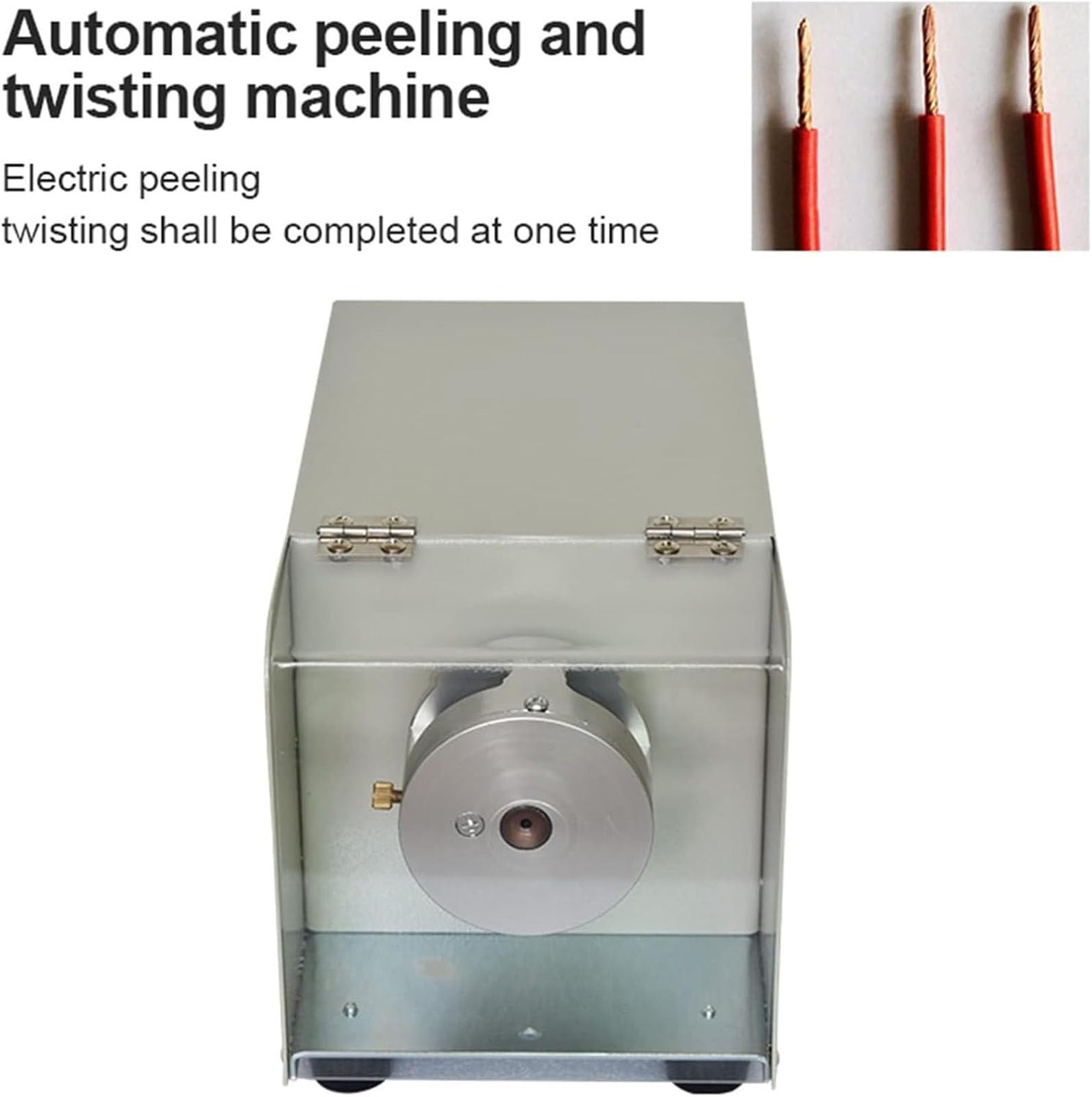 Máquina peladora eléctrica de cables, herramienta automática de torsión y corte de cables, pelacables de 220 V para un manejo eficiente de cables