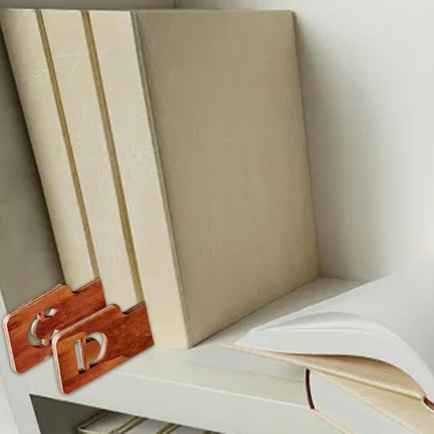 Divisori per Dischi, Divisori per Dischi in Legno, Divisori Alfabetici per Dischi in Vinile A-z, 26 Portadischi, Organizer, 1 Set / 52 Pieces