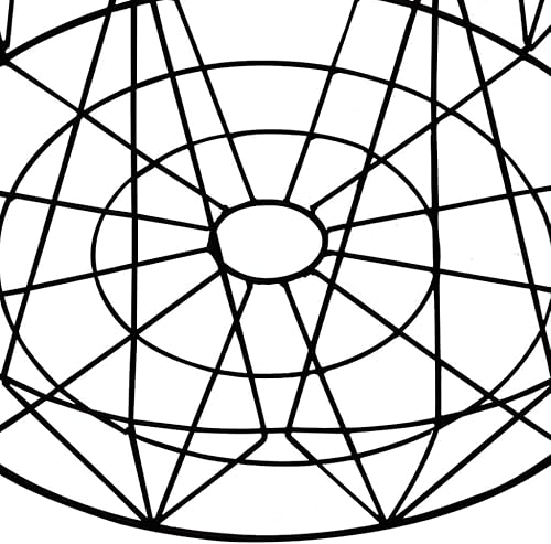 Miniatura 33 de 1 mesa auxiliar con marco de metal, mesa auxiliar blanca para sala de estar, hogar, oficina, 18.5 x 22.4 pulgadas Blanco,Negro