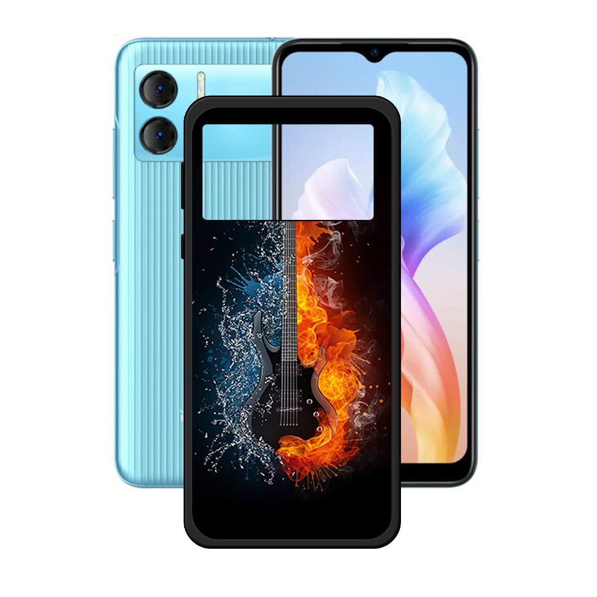 Cover Per Doogee S98 (6,3 Pollici) - Silicone Morbidissimo Ultra Sottile - Antiurto, Antigraffio, TPU Nero - KJYF 'Don't Touch'
