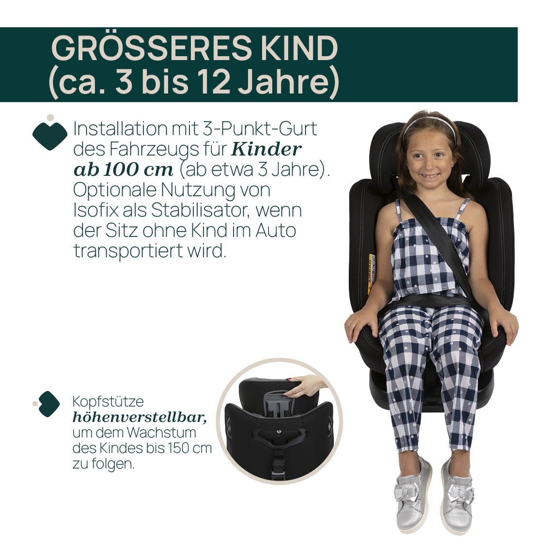 Chicco Unico Evo I-Size Autositz 0-36 kg ECE R129/03 Isofix 360° drehbar neigbar Gruppe 0+/1/2/3 0-12 Jahre