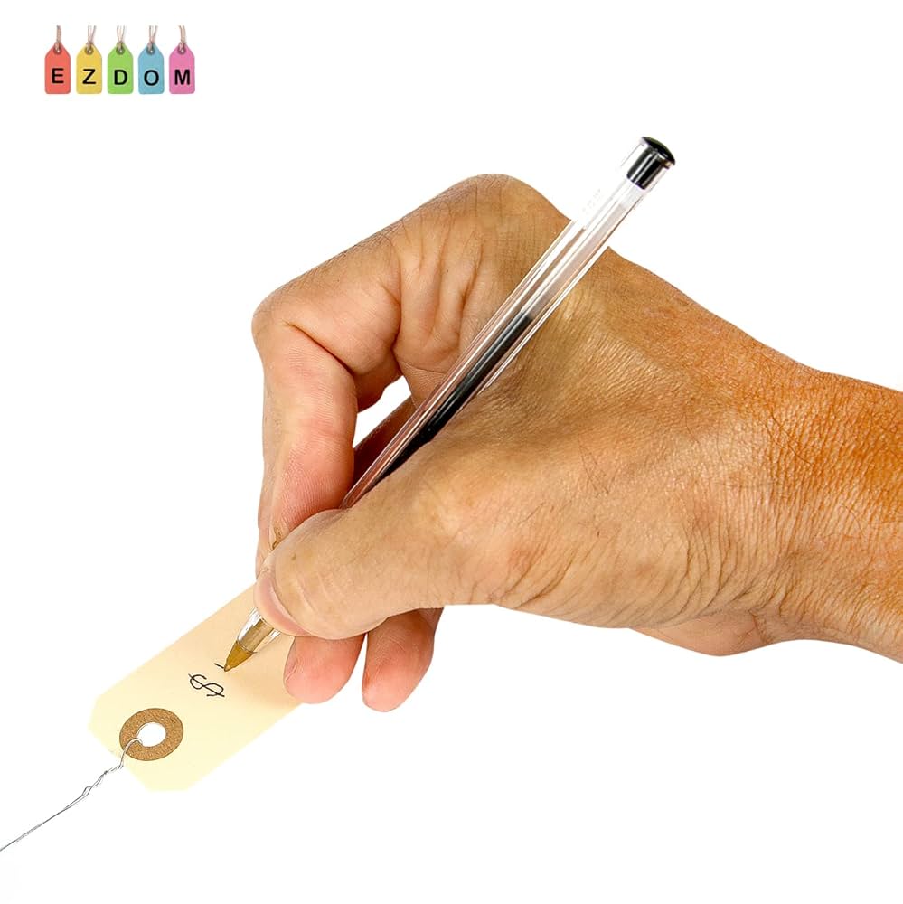 タグ付き新品未使用⭐︎総レースブルゾン/ホワイトlumierリュミエ同型商品 Amazon | EZDOM タグ ワイヤー付き #1 2 3/4インチ x 1 3/8