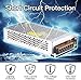 12V 10A DC Universal Regulated Switching Power Supply (SMPS) 120W AC 110V / 220V to DC 12V 10amp for CCTV, Radio, Computer Project, LED Strip Lights, 3D Printer
