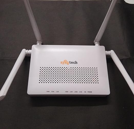 Syrotech Dual Band XPON ONT with 4 Antenna Wireless Router SY GPON 2010