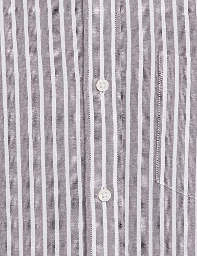Image of Marks & Spencer Men's Regular (Shirt Burgundy Mix 18.5)