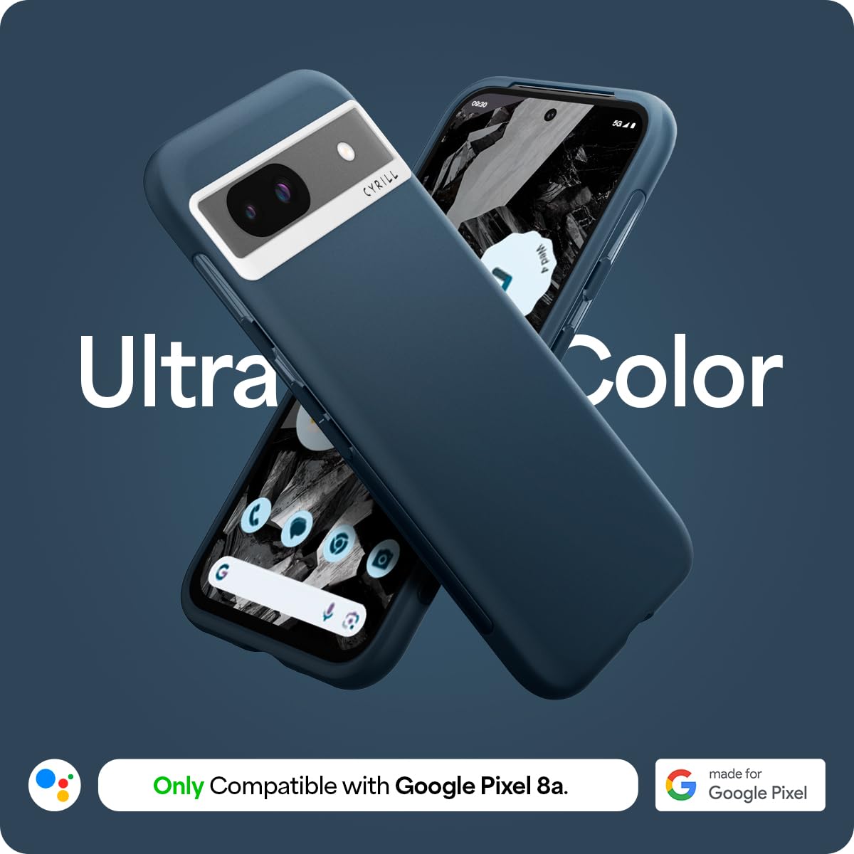 Spigen Cyrill UltraColor | Google Pixel 8a Case | Blue Pixel 8a