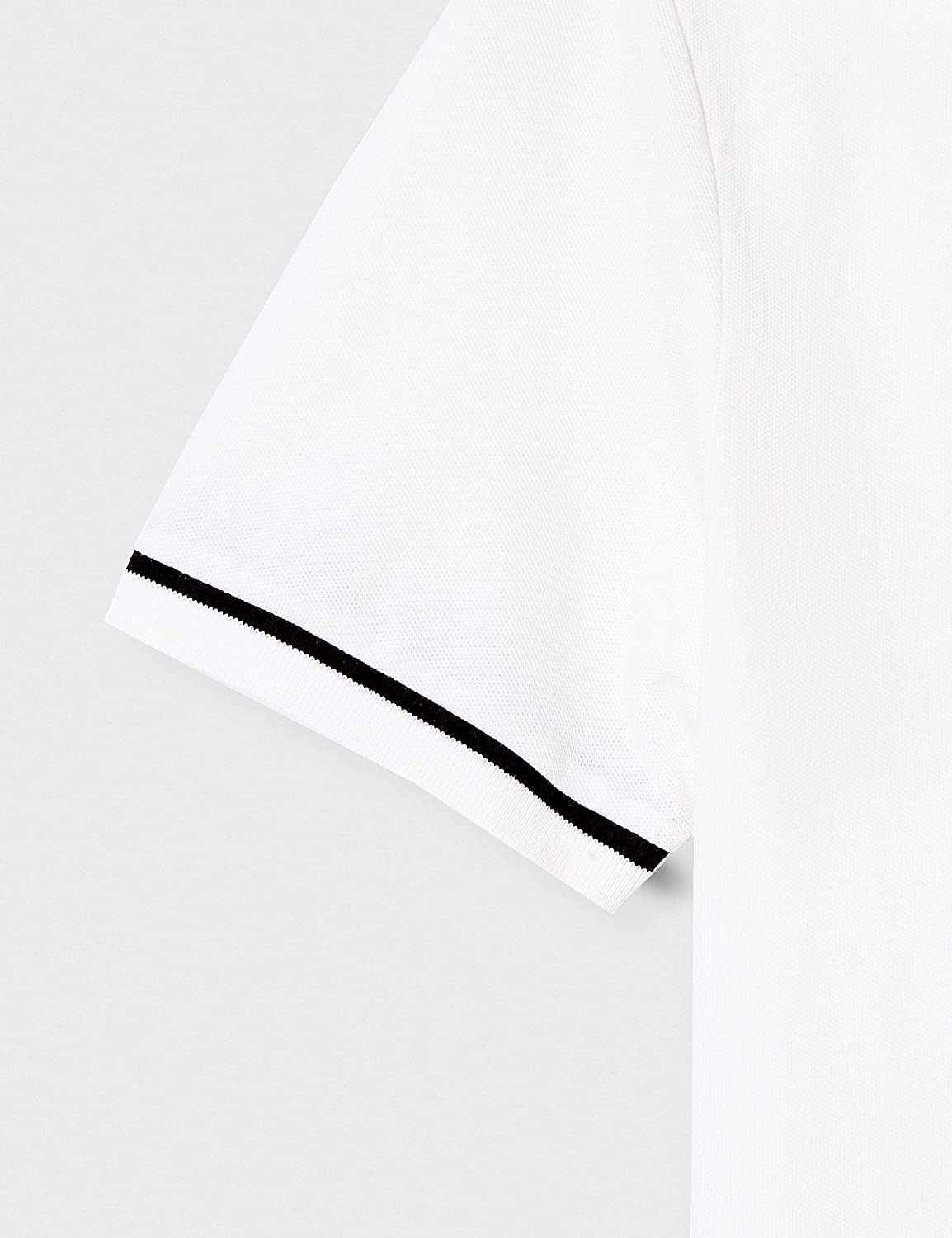 Calvin Klein Jeans Tipping Slim Polo J30j315603, Polos de Manga Corta, Hombre, Blanco (Bright White), XS