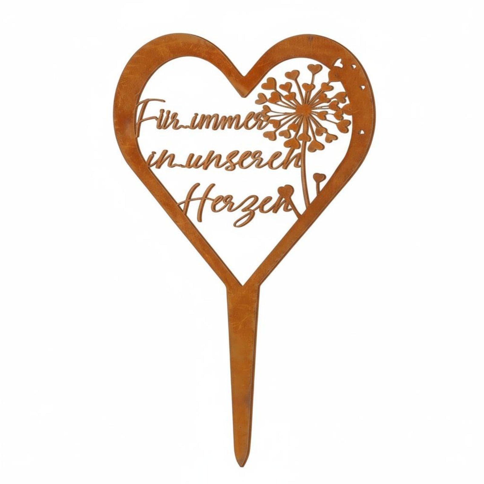 Heart Shaped Memorial Stake Weatherproof Heart Shaped Grave Stake Weather Resistant Cemetery Grave Decoration for Burial Site, Outdoor Style 1-image-33
