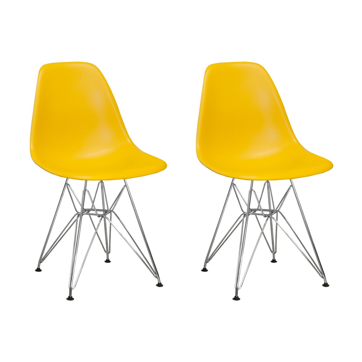 Mod Made Mid Century Modern Paris Tower Side Chair Dining Chair Bistro Chair for Dining Room Living 