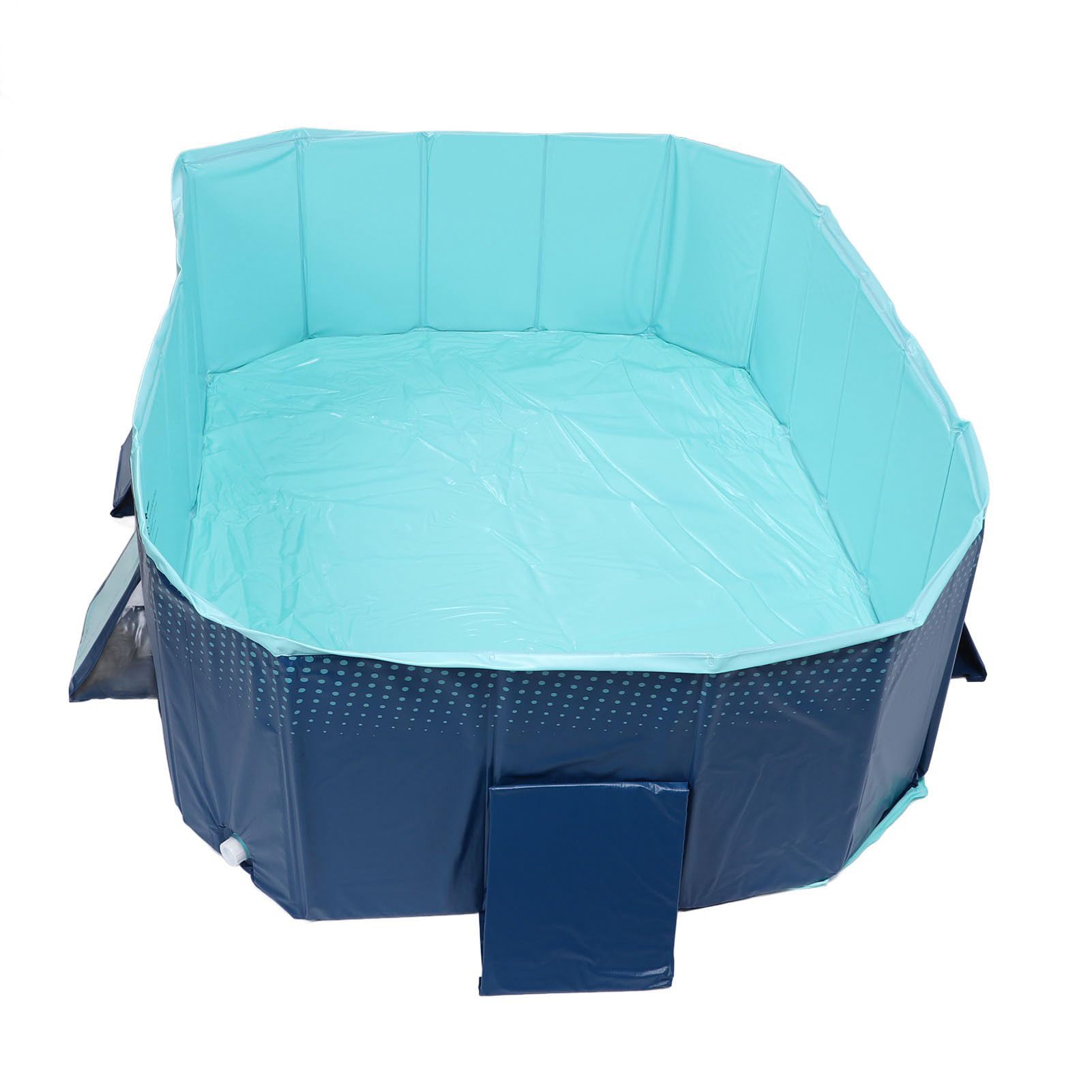 Piscina per Cani Pieghevole, Piscine per Cani Non Gonfiabili Resistenti all'Usura Ispessita, Vasca da Bagno Pieghevole con Pareti Laterali Rinforzate per Bambini Famiglia Attività