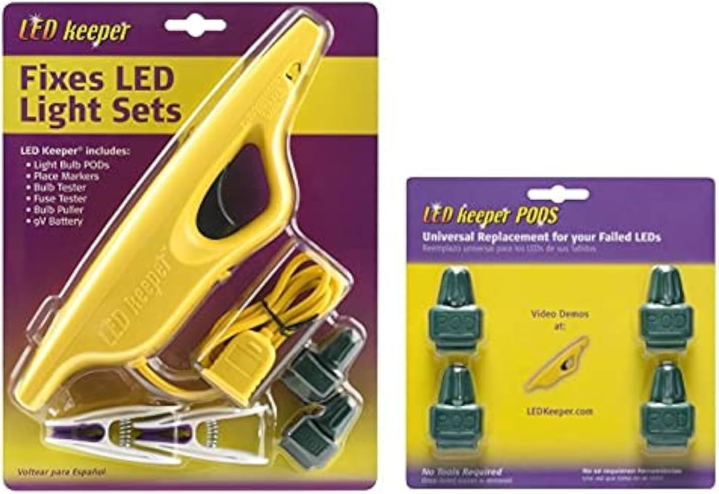 LIGHT KEEPER PRO LED Kit Plus 4 Bonus Replacement PODs
