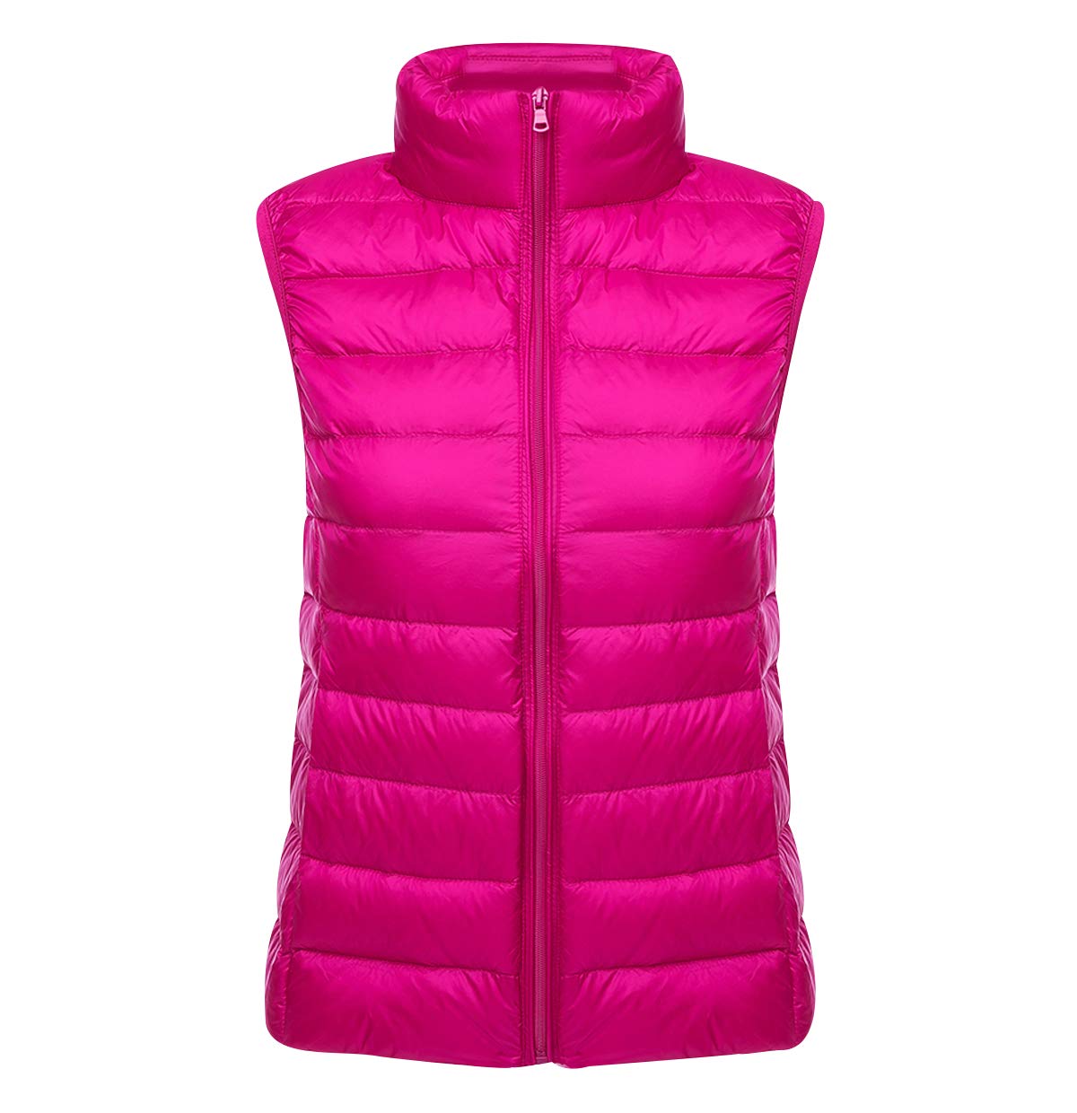 Gilet Doudoune sans Manche Légère Femme Duvet Matelassé Veste sans Manches Femme Plume Ultra Light Manteau Doudoune Matelassée Pliable Blouson Doudounes Legeres Hiver Chaudes Grande Taille