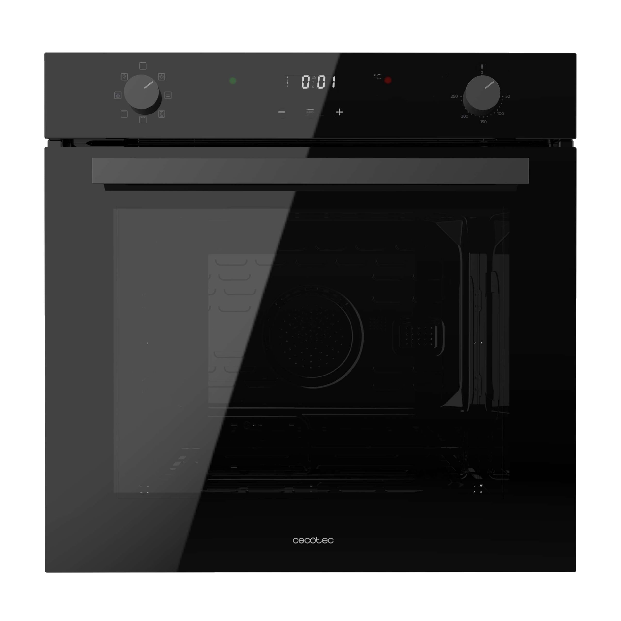 Cecotec Four intégrable multifonctions Bolero Hexa M226001 Glass Black A.Four multifonctions Capacité de 70 L, 7 fonctions, classe A, 2800 W