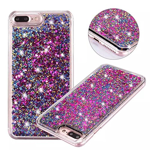 iPhone 6s case,iphone 6 case, liujie Liquid, Cool Quicksand Moving Stars Bling Glitter Floating Dynamic Flowing Case Liquid Cover for Iphone 6 4.7 inch(Christmas colorful)