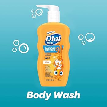 Dial Kids Citrus Body Wash - Gentle, Hypoallergenic Formula