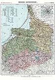 Historische Karte: Provinz Ostpreussen um 1910 (Plano): Provinz Ostpreussen. Carl Flemmings Generalkarten No. 3. - Friedrich H Handtke