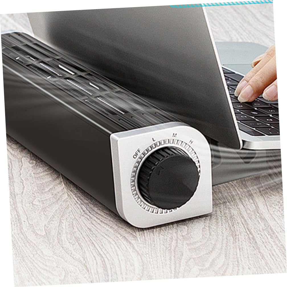Base Refrigerante Portátil para Portátil con Ventilador USB Ajustable Soporte Metálico de Alta Disipación Térmica Silencioso y Fácil de Transportar para Ordenadores y Tablets