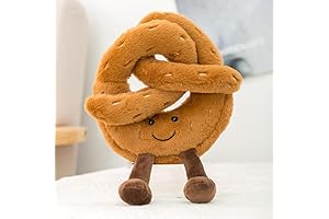 Funny Toast Pretzel Plush Pillow Toy