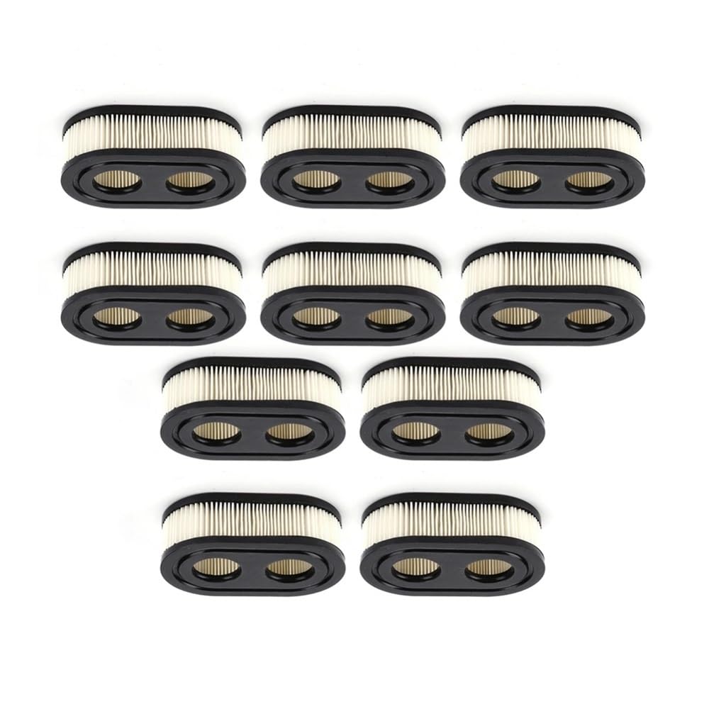 10 filtros de Aire de Repuesto for cortacésped, compatibles con 593260, 798339 y 798452. Herramientas de Limpieza for filtros de Aire.
