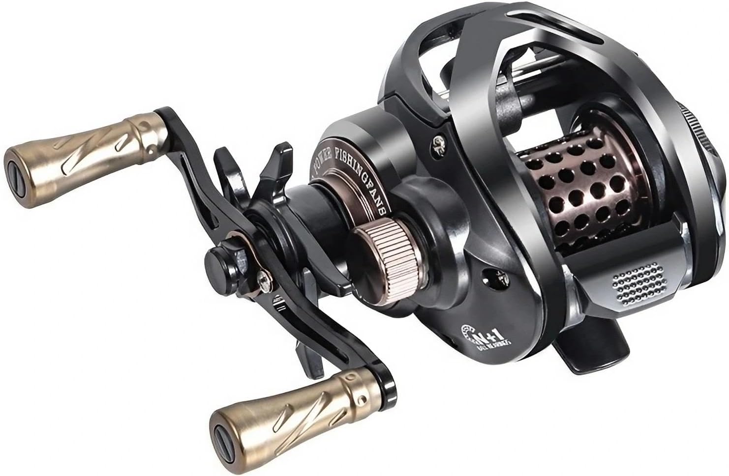 Baitcasting Fishing Reel – Lightweight Micro Baitcaster with Metal Spool, 7.2:1 High Speed Gear Ratio, Smooth Drag, Anti-Backlash Design for Lure & Ultralight Fishing