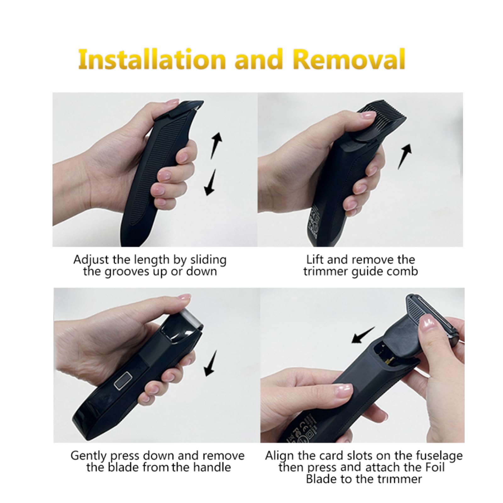 Manscape Bald Head & Body Shavers for Men, Body/Ball/Pubic/Groin Trimmer