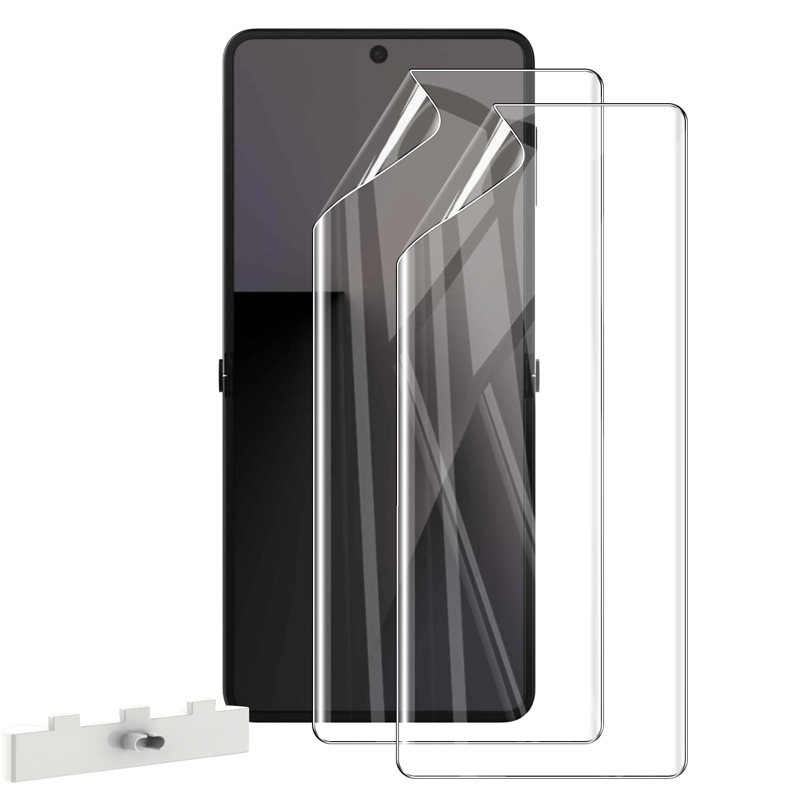 WFTE [2 Stück Schutzfolie für Samsung Galaxy Z Flip 7 TPU [N