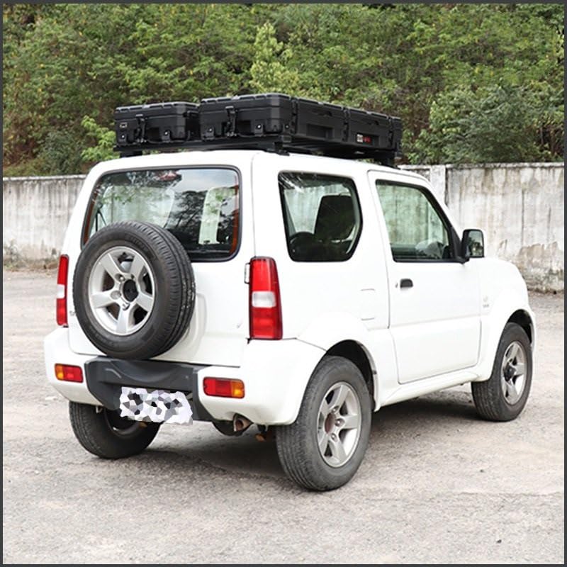 uchwyt ścienny do opon Zestaw montażowy podnośnika koła zapasowego Innovation Spare Tire Lift Bracket Riser, regulowany, pasujący do akcesoriów Jimny JB64 JB74 JB33 JB43(JB33 JB43)
