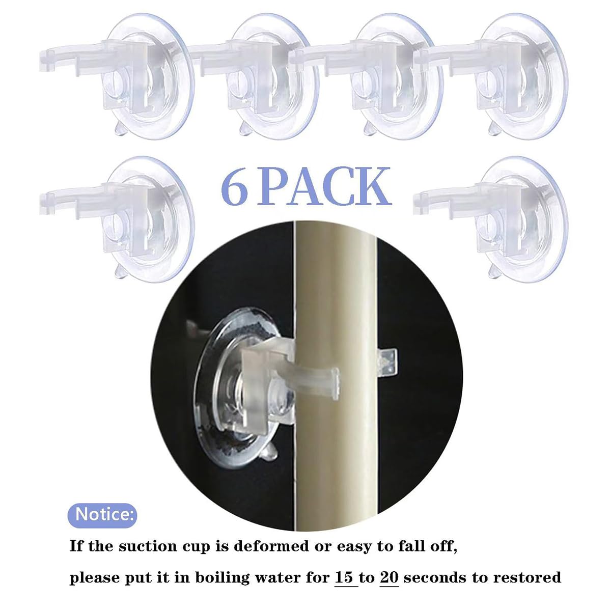 6 candele coniche in avorio senza fiamma, con telecomando e timer e candelabro, con clip, ventosa e portacandele in argento rimovibili, telecomando incluso. Candele decorative natalizie.