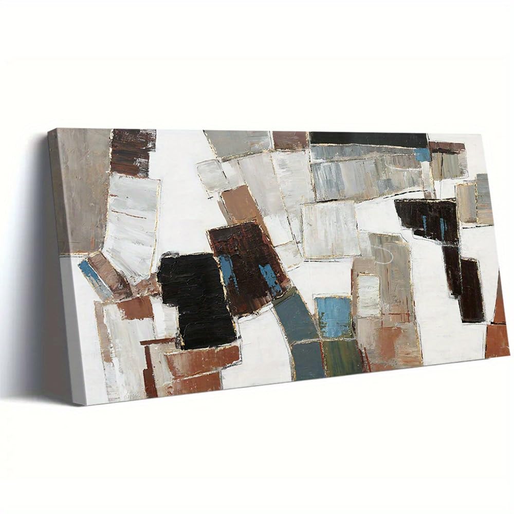 AEFOUU Canvas Wall Art Print Pictures Abstract Wall Art Stylish Print Posters Canvas Artwork Contemporary Wall Decoration Paintings(55x110cm/22x44in/Frameless)