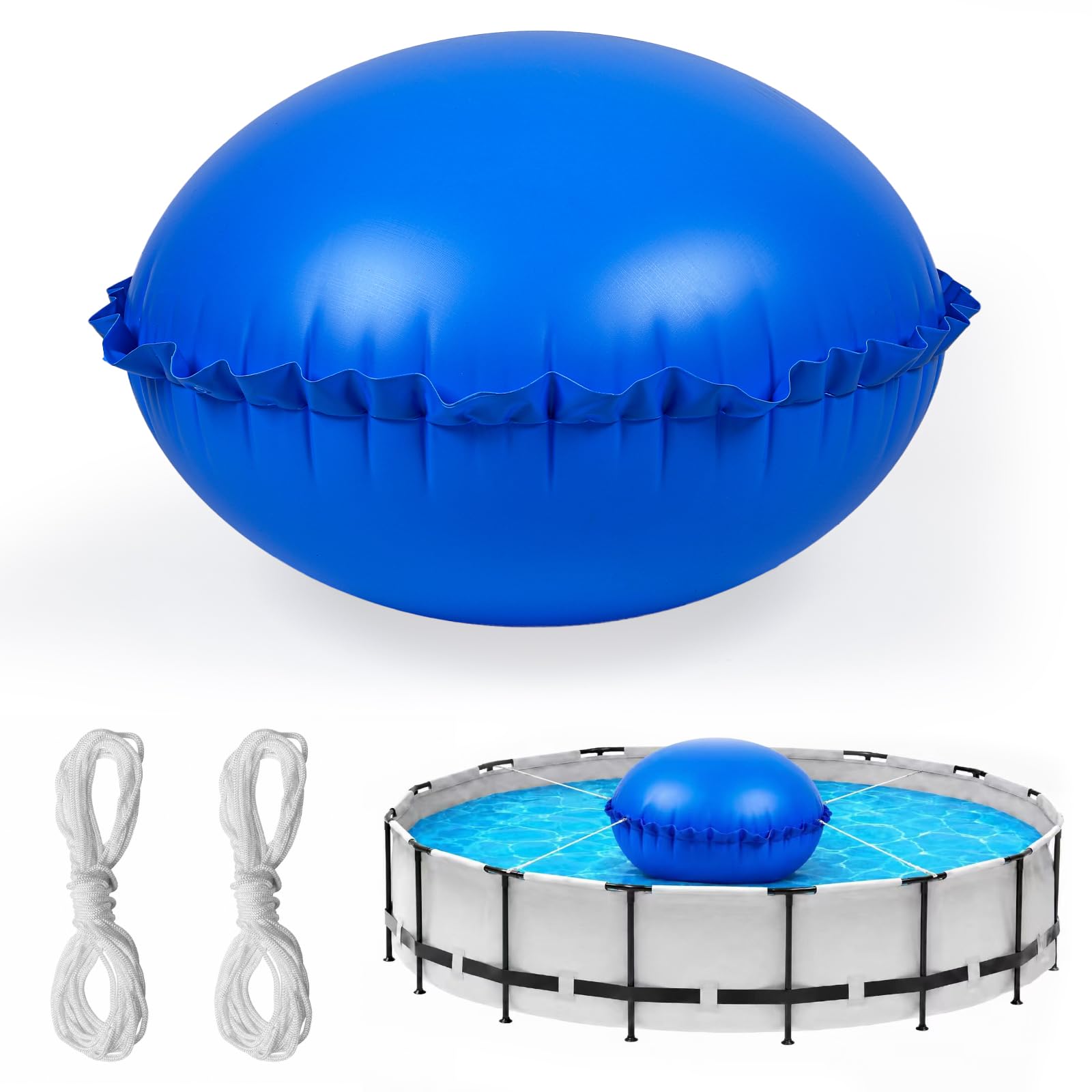 Cuscini da piscina per piscine fuori terra, 5 x 1,5 m