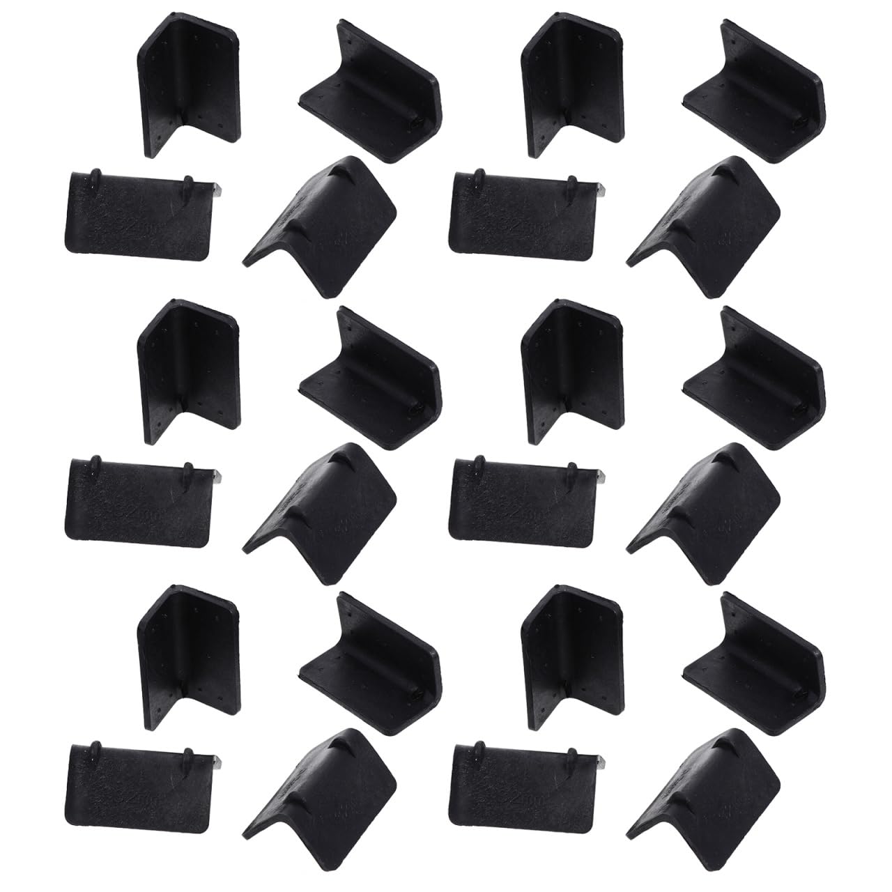 VILLCASE 100 Pcs Corner Guard Protectors Tie down Strap Protectors Cargo Protector Corner Protectors Cardboard Corners Strap Guards for Shipping Edge Plastic Protection