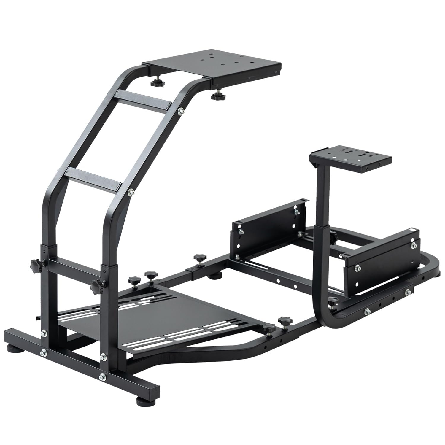 Dardoo Racing Simulator Cockpit Einstellbar Passend für Logitech G27 G29 G920 G923, für Thrustmaster T300, für Fanatec Driving Steering Wheel Stand Gaming Frame, Nicht enthalten Rad, Pedal und Sitz