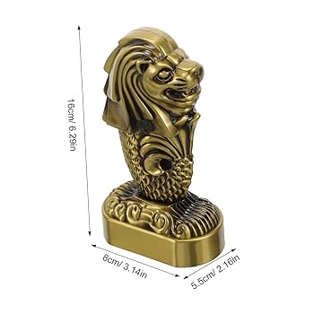 マーライオン彫刻 木製 アジアン家具 約30cm マーライオン彫刻 木製 アジアン家具 約30cm マーライオン彫刻 木製