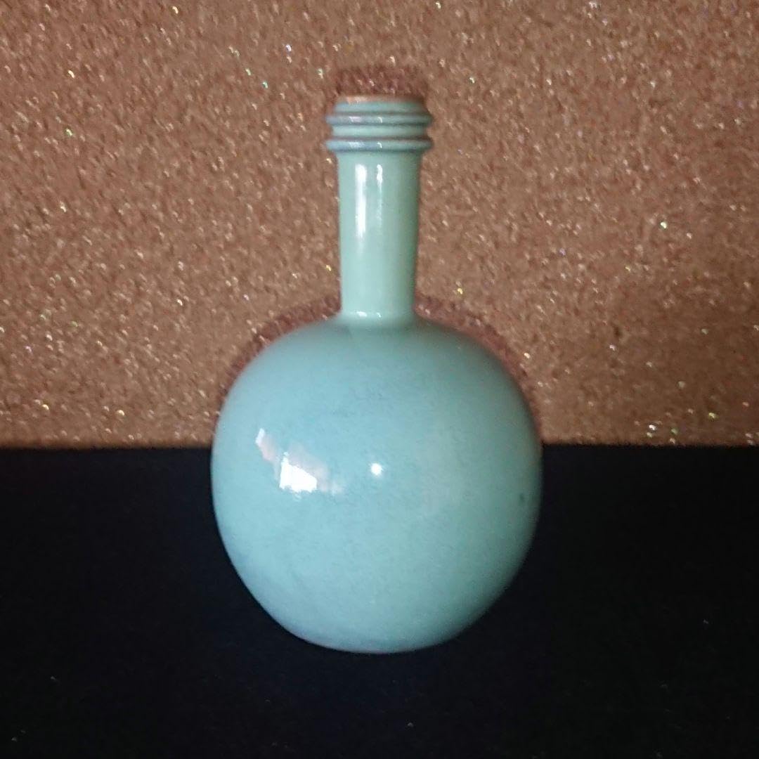 青磁象嵌 花入 青磁象嵌花器(江上 晋)｜ギャラリージャパン