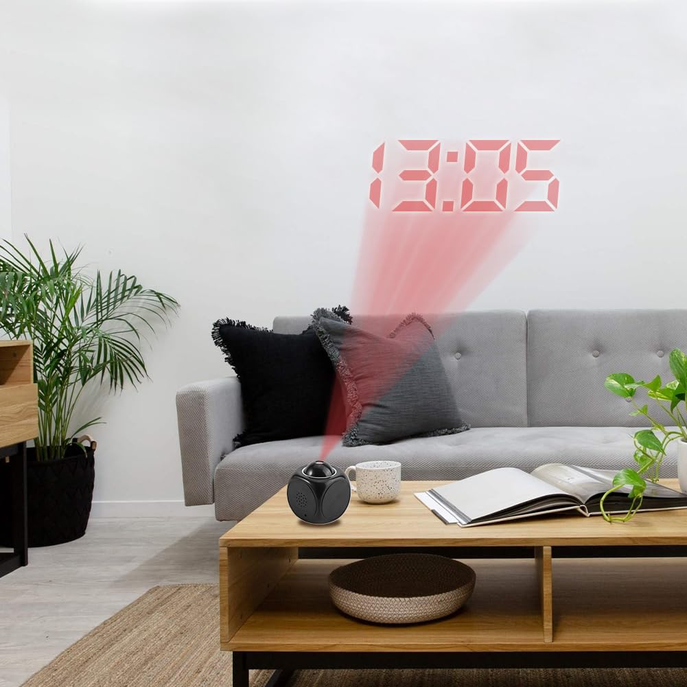 Topyond LED-Projektionswecker - Digitale Uhr Mit Deckenprojektion