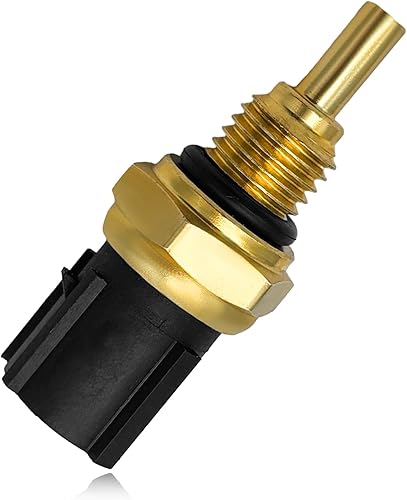 Sensor de temperatura de aceite, 1434050 Sensor de temperatura del refrigerante del motor compatible con algunos vehículos 2003-2015 y 2006-2014,