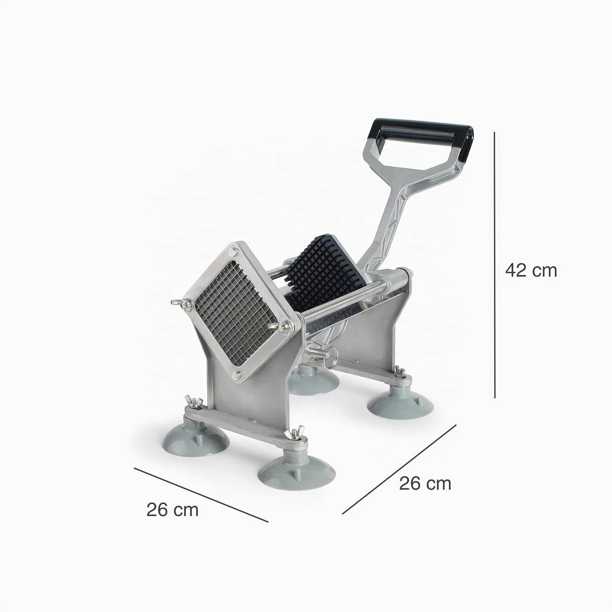 LACOR 60513 - Cortador Profesional, Corta Patatas y Verduras en gajos | En acero inoxidable, cortes uniformes y rápidos; ideal para cocina profesional y uso diario en casa, para tu cocina cada día