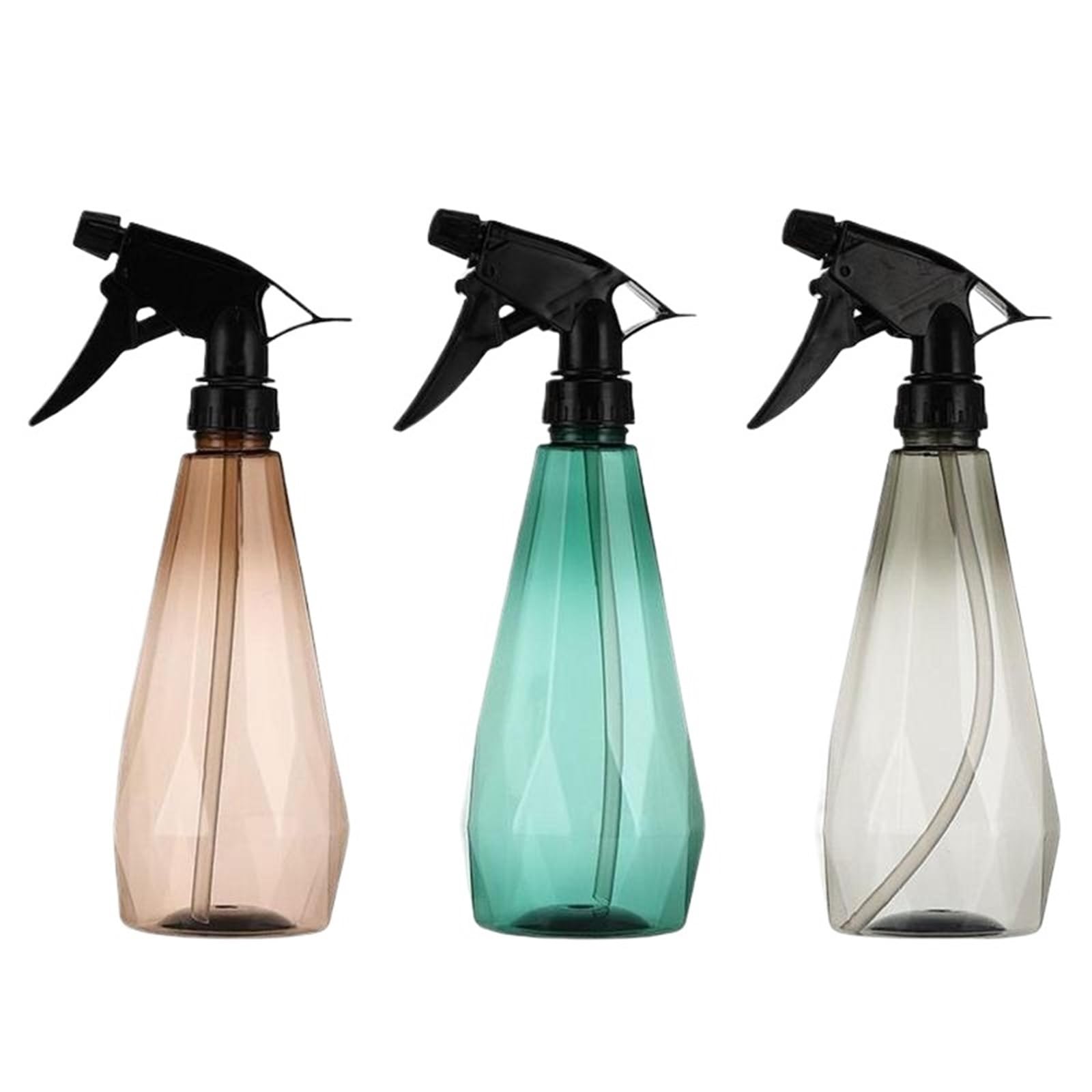 Pusta butelka z rozpylaczem, 500 ml, konewka do roślin, ręczny rozpylacz wody, narzędzia nawadniania ogrodu domowego(Green)