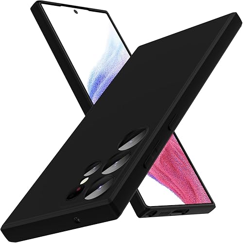 CMYFUTNG Funda para Samsung Galaxy S22 Ultra, silicona líquida de alta calidad sedosa al tacto, protección de la cámara, forro de microfibra suave