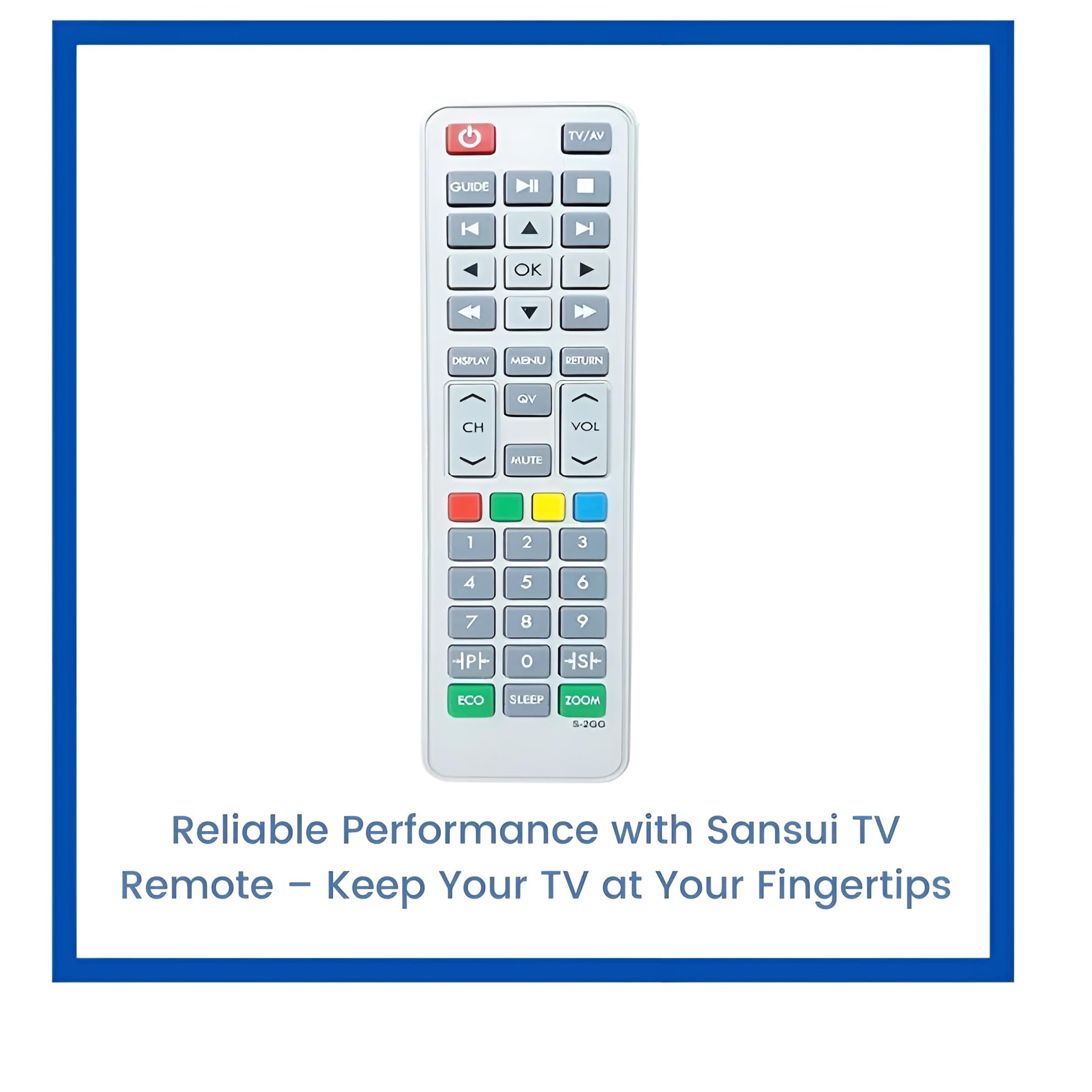 K2 Remotes Compatible with Sansui LED & LCD TVs – Model S-2GG | Match with Your Old Remotte Before Purchase | Replacement Original Remote Controller for Sansui TV — Amazon image 5